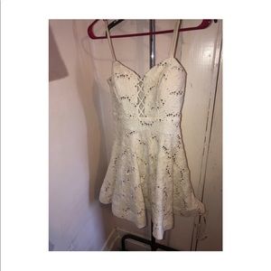 FORMAL DRESS! Ivory white sequin dress